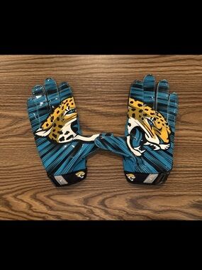 Size Large Jacksonville Jaguars Nike Vapor Jet 3.0 Receiver Gloves - NEW